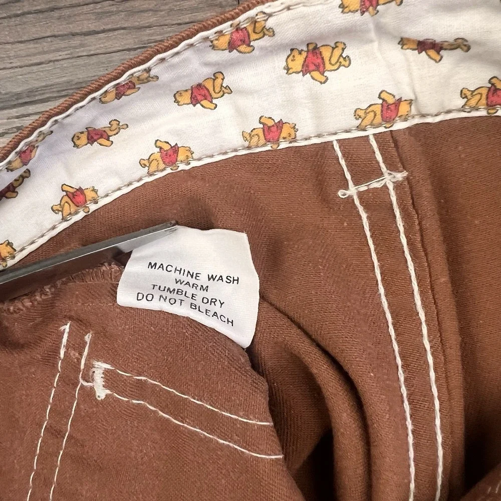 Vintage 70s Sears Winnie The Pooh Shorts Size 6 Perma Prest‎  Retro Disney Kids
